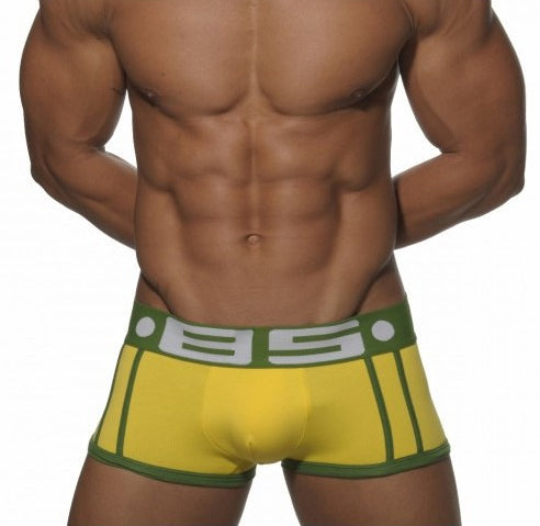 BS Convex Pouch Double Piping Men's Trunk - Bumblebee Yellow