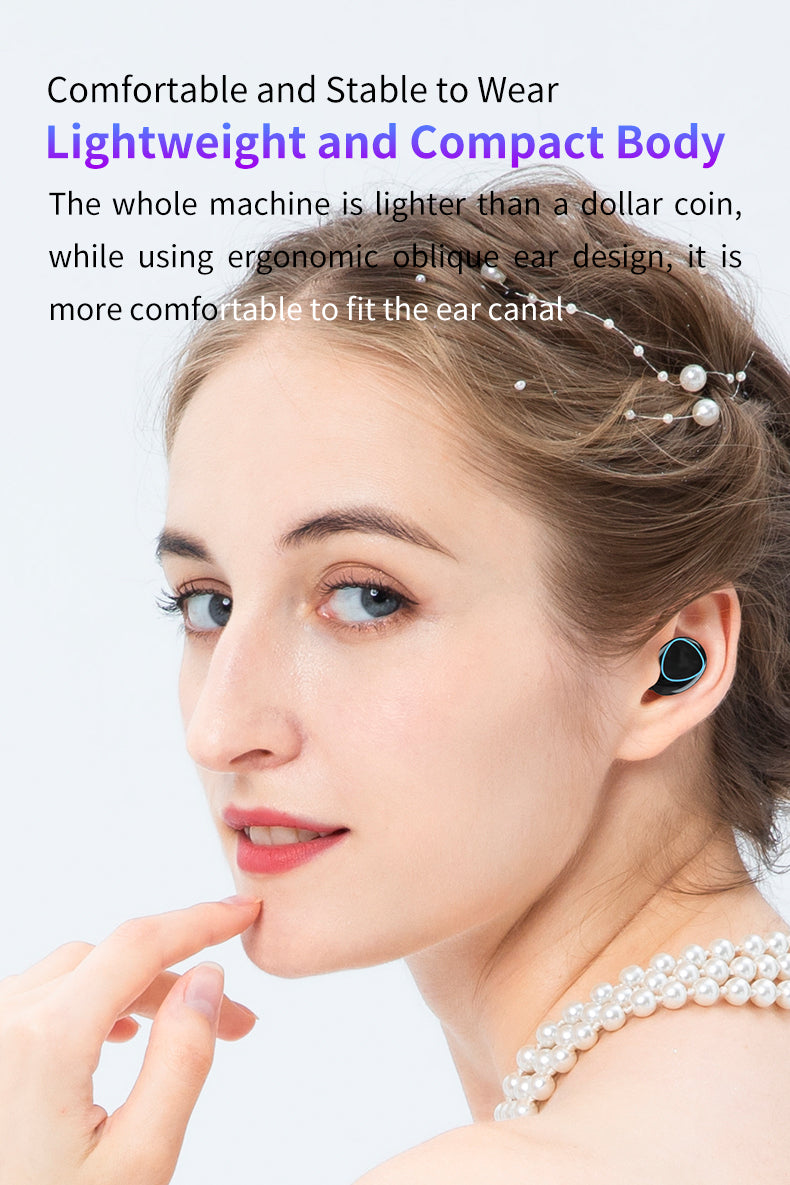 Newest True Wireless Headset Digital Indicator LD with Bluetooth V5.1 - M10