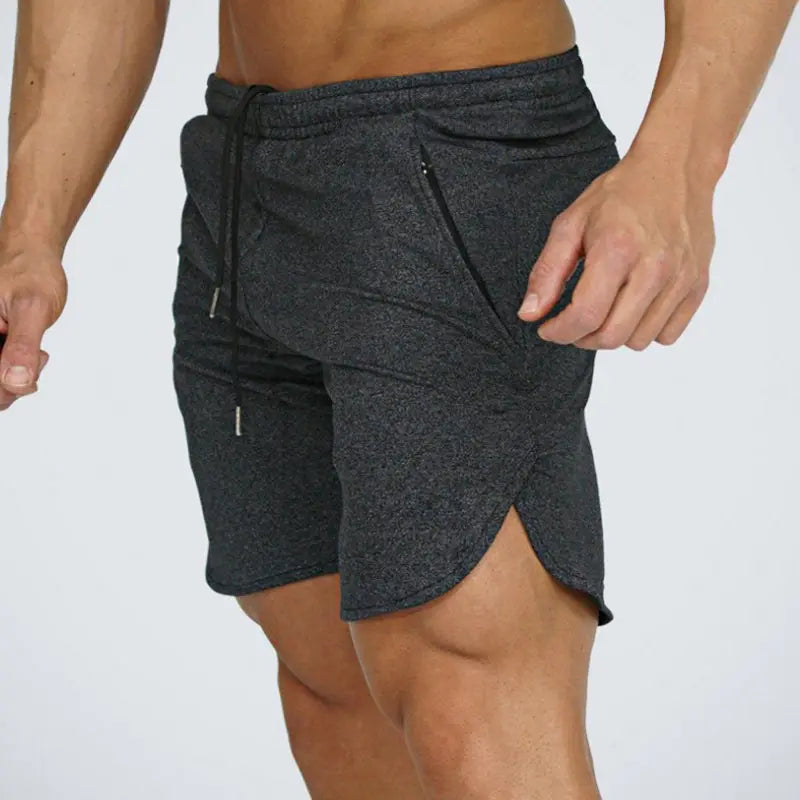 Fab Aussie Men Side Split Shorts - Grey