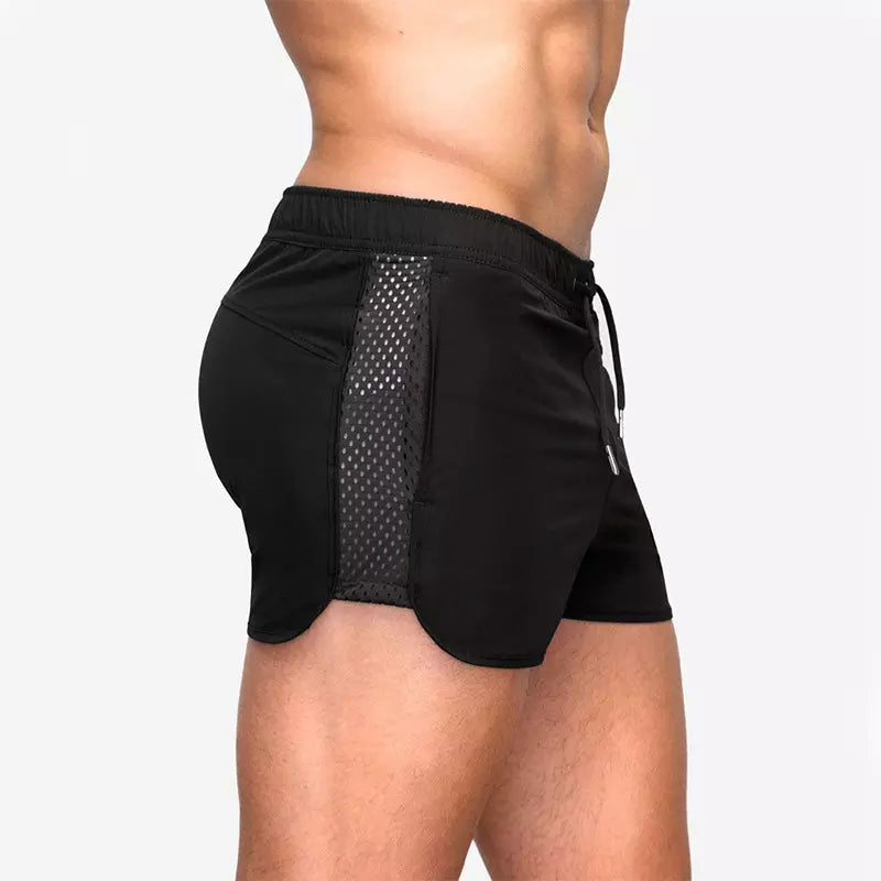 Fab Quick Dry Side Mesh Men's Shorts - Black