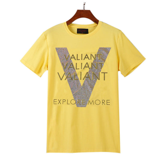 Organic Cotton Valiant Men's Tshirt - Yellow