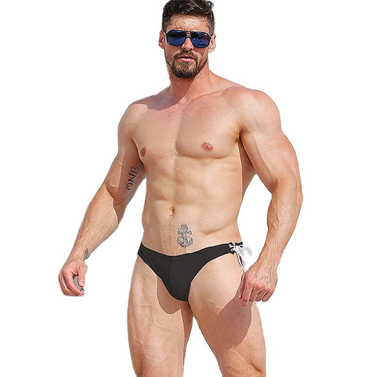 Brave Solid Men's Swim Brief - Black