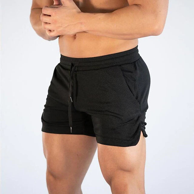 Quick Dry Gym Men's Shorts - Black