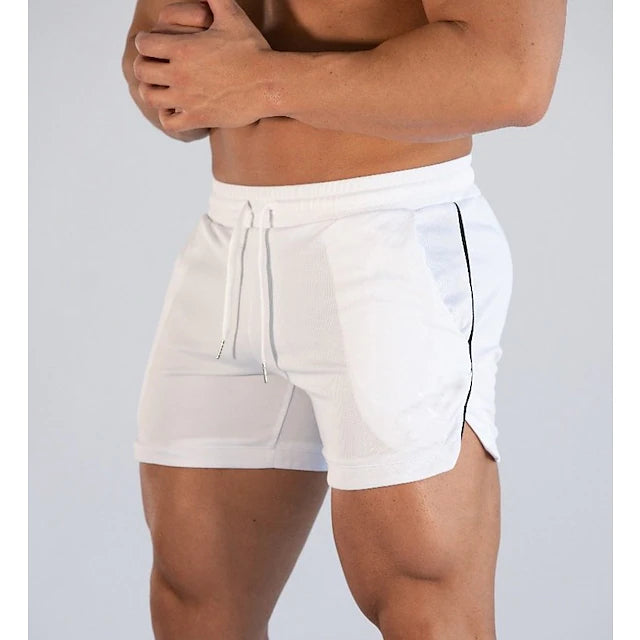 Quick Dry Gym Men's Shorts - White