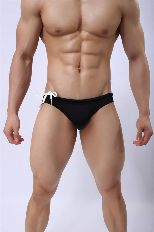 Brave Solid Men's Swim Brief - Black