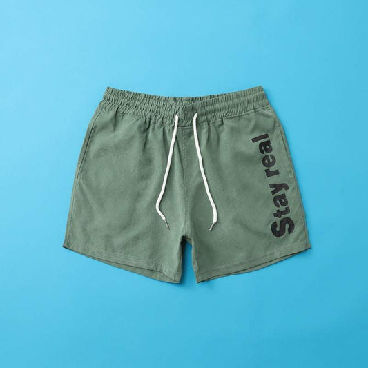Stay Real Men's Classic Shorts - Fern Green