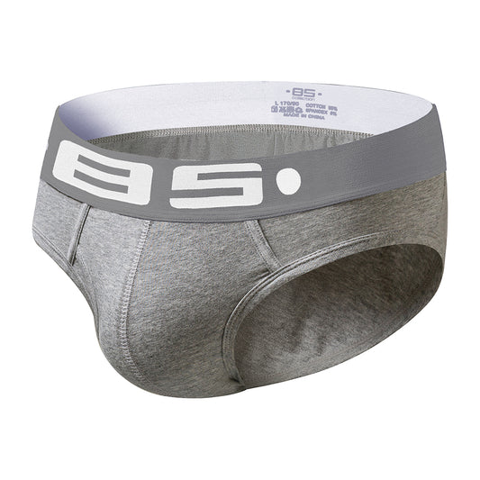 BS Collection Men's Cotton Brief - Grey