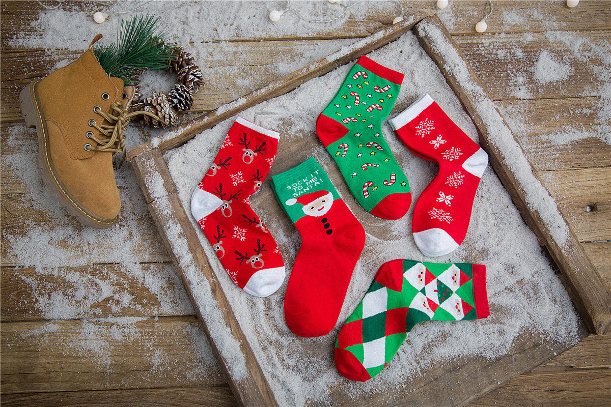 Christmas Socks Gift Pack 3 Pair