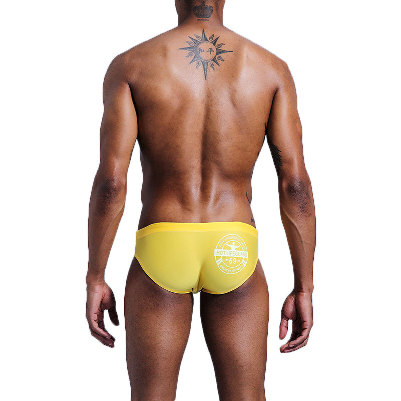 Lifeguard Men's Swim Brief - Tuscan Sun Yellow