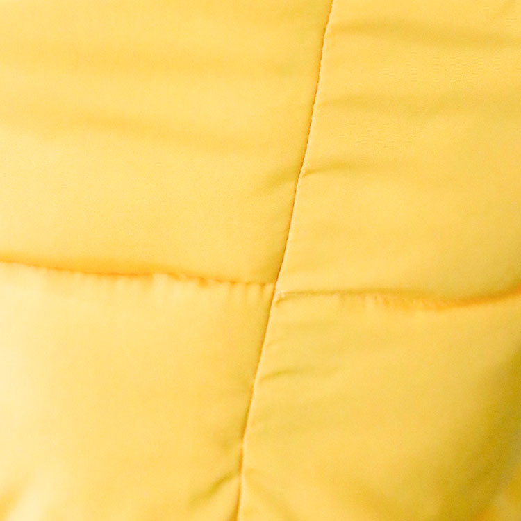 Fab Aussie Men's Puffer Hooded Jacket - Lemon Yellow/Grey