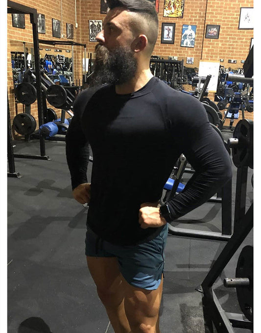 Quick Dry Gym Men's Shorts - Dark Blue