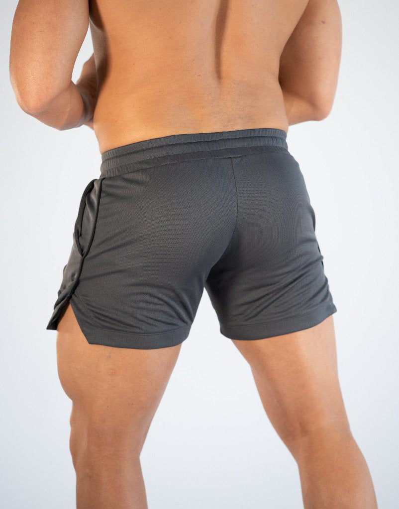 Quick Dry Gym Men's Shorts - Grey