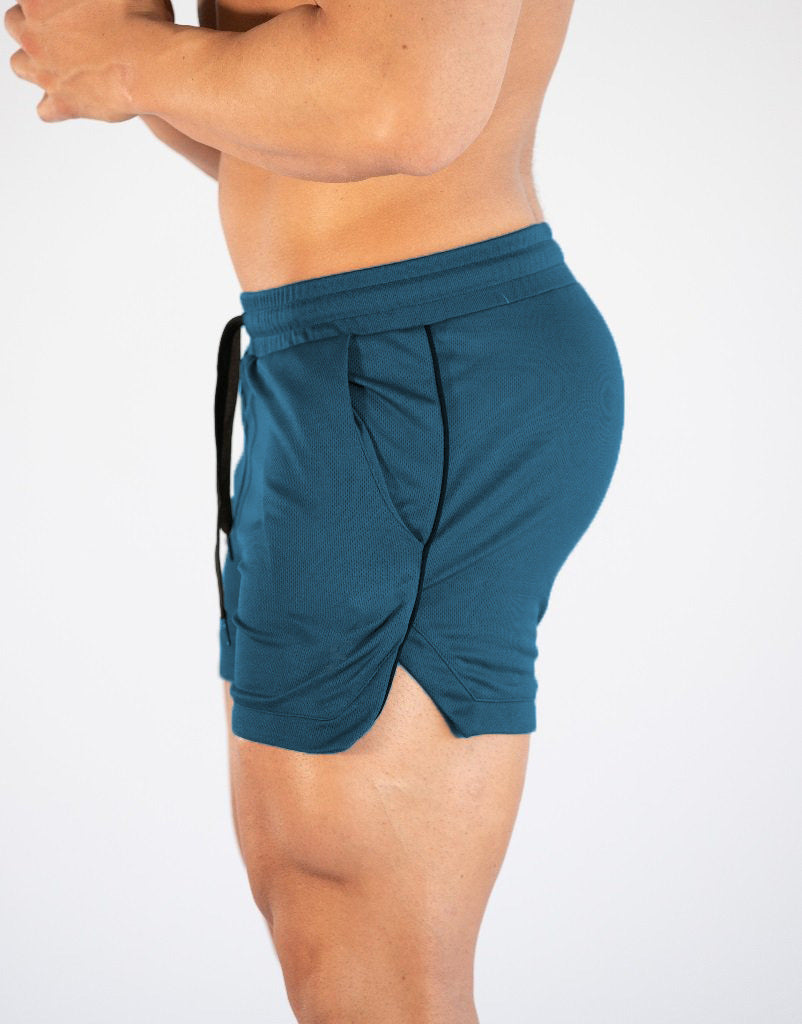 ECHT Quick Dry Gym Men's Shorts - Aegean Blue