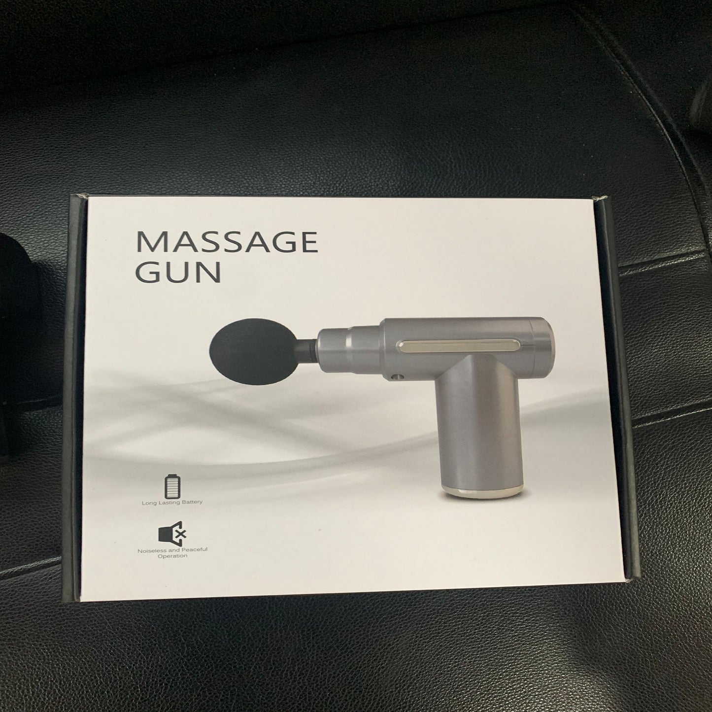 Mini Massage Gun /Fascial Massager Deep Tissue Percussion For Muscle Relax  and Fitness Pain Relief- Grey