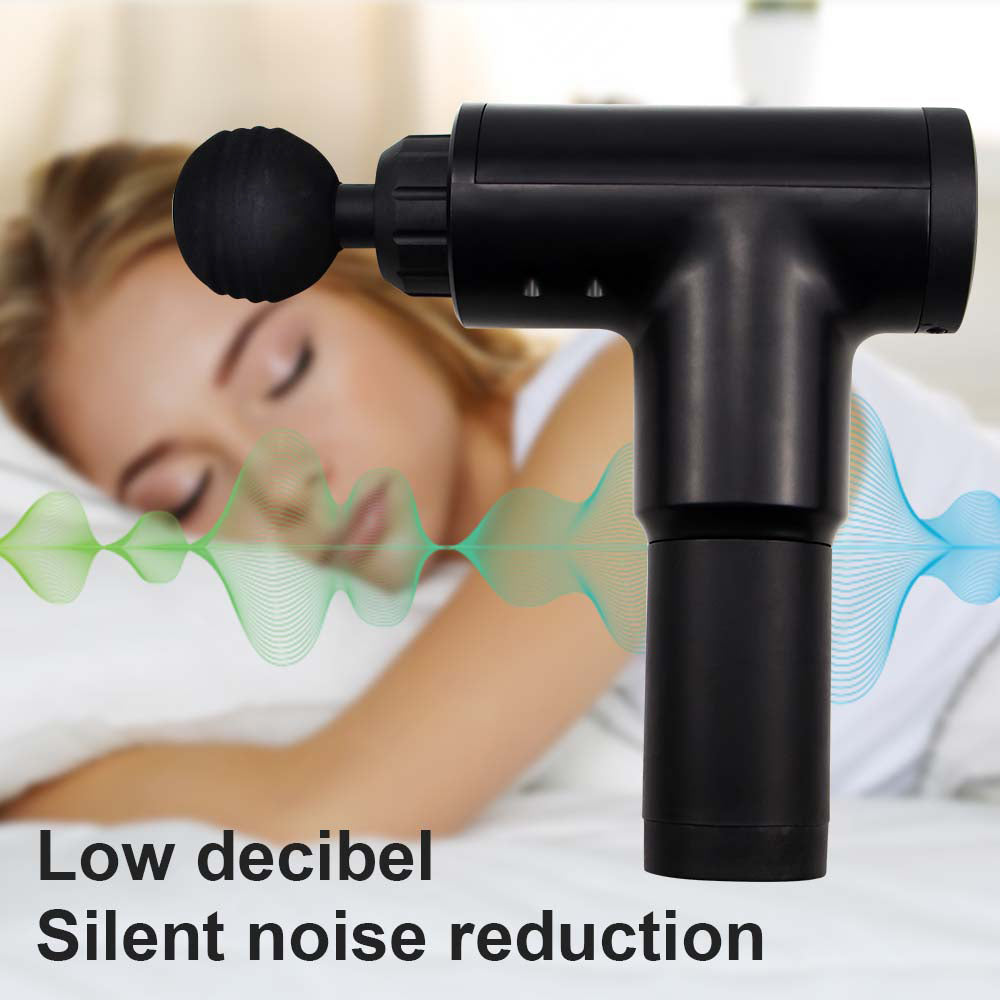 Massage Gun /Fascial Massager Deep Tissue Percussion For Muscle Relax  and Fitness Pain Relief - Black