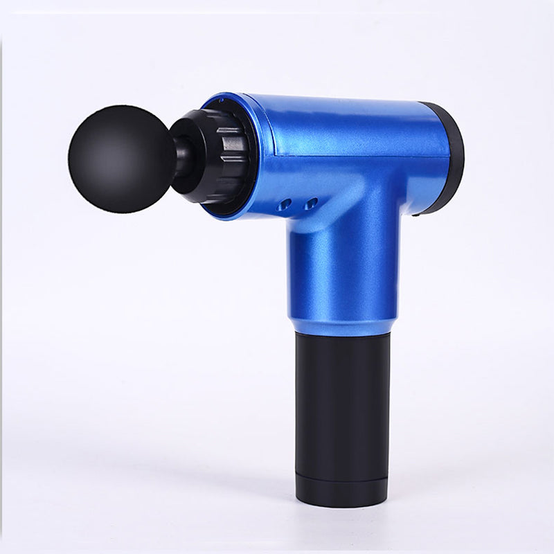 Massage Gun  Deep Tissue Percussion For Muscle Relax  and Fitness Pain Relief - Blue