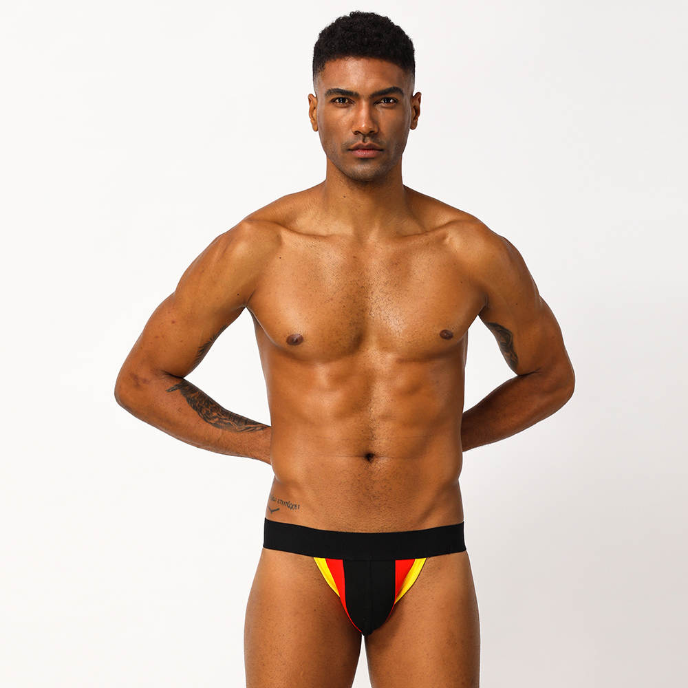 Fab Aussie Men's Jockstrap - Black/Red