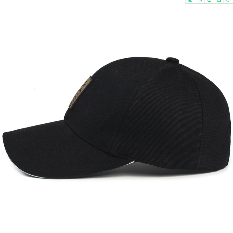 Sports/Casual Premium Cap with adjustable snapback - Black