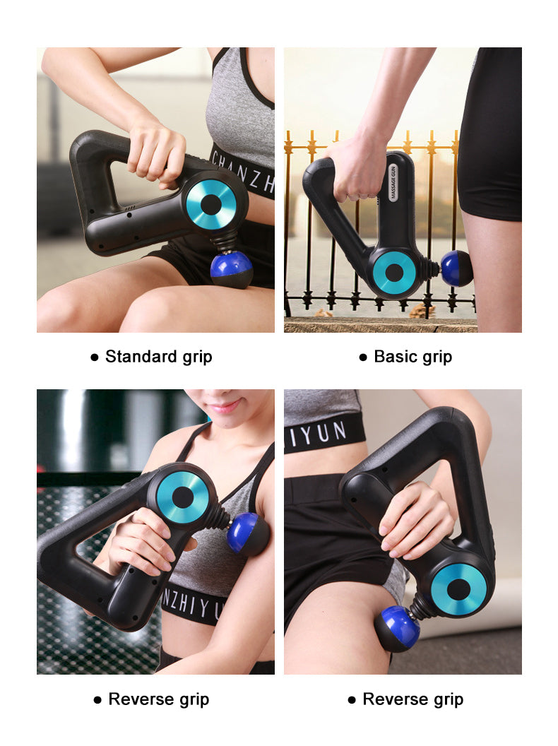 Professional Massage Gun  Deep Tissue Percussion For Muscle Relax  and Fitness Pain Relief - Gold
