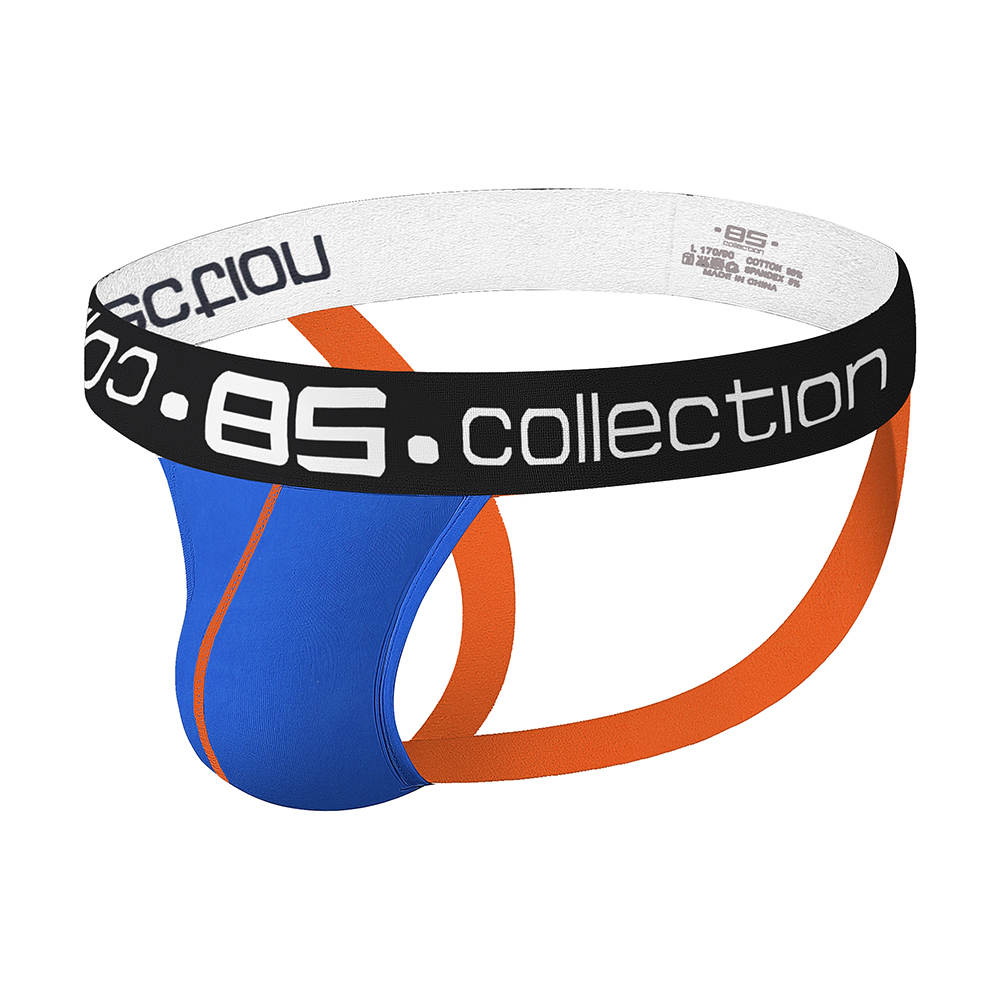 BS Collection Men's Jockstrap -  Blue Orange