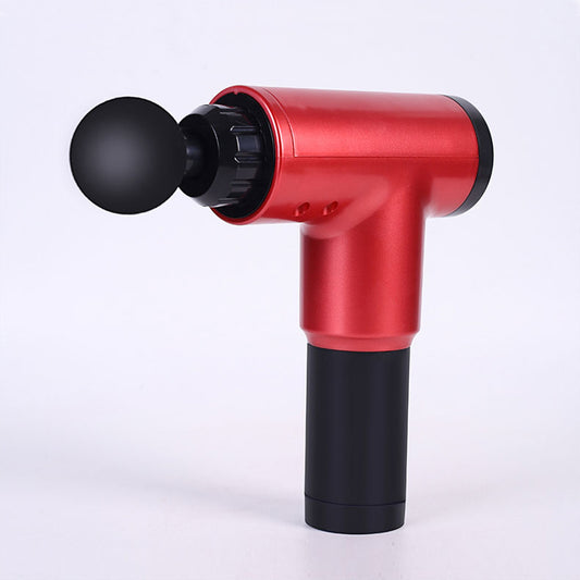 Massage Gun  Deep Tissue Percussion For Muscle Relax  and Fitness Pain Relief - Red